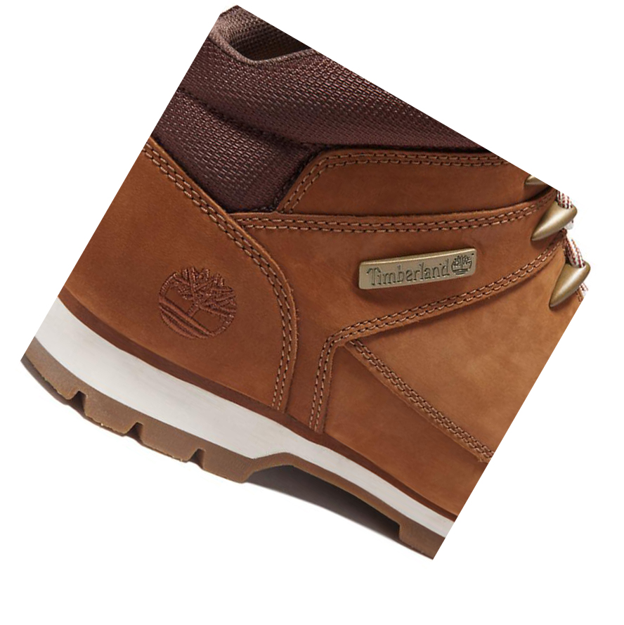 Timberland Euro Sprint Mid Hiker μποτακια πεζοποριασ ανδρικα καφε | GR-RGU9246