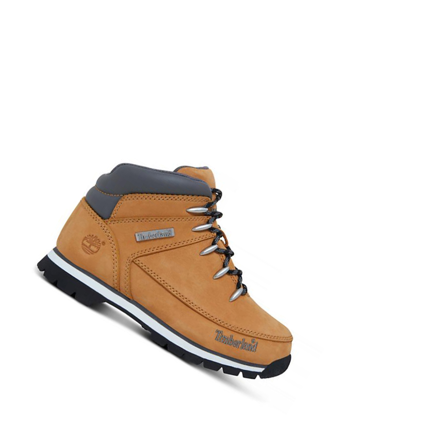 Timberland Euro Sprint Mid Hiker μποτακια πεζοποριασ παιδικα κίτρινα | GR-WJC3981