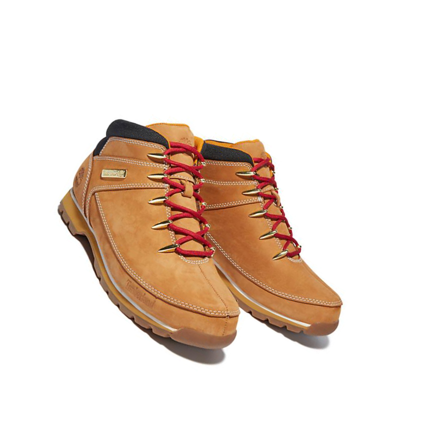 Timberland Euro Sprint Red-laced Hiker μποτακια πεζοποριασ ανδρικα κίτρινα | GR-JSE7541