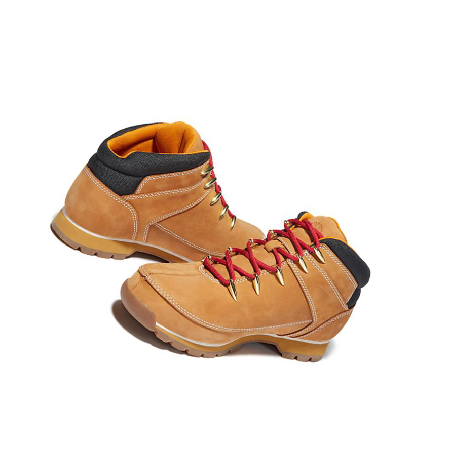 Timberland Euro Sprint Red-laced Hiker μποτακια πεζοποριασ ανδρικα κίτρινα | GR-JSE7541