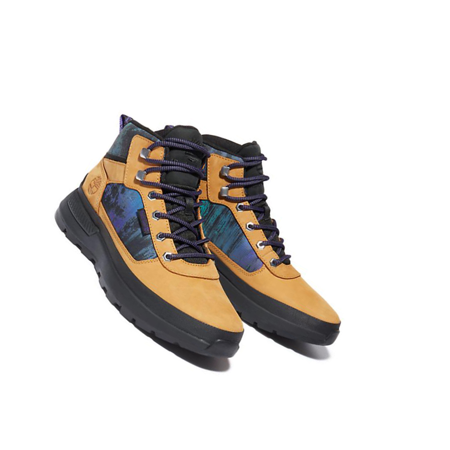 Timberland Field Trekker NL Sky Μπότες Chukka ανδρικα κίτρινα | GR-YTC3297