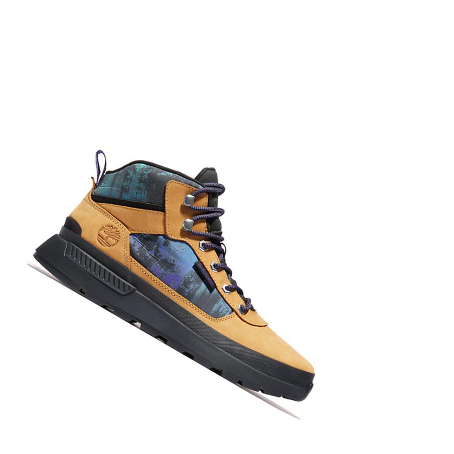 Timberland Field Trekker NL Sky Μπότες Chukka ανδρικα κίτρινα | GR-YTC3297