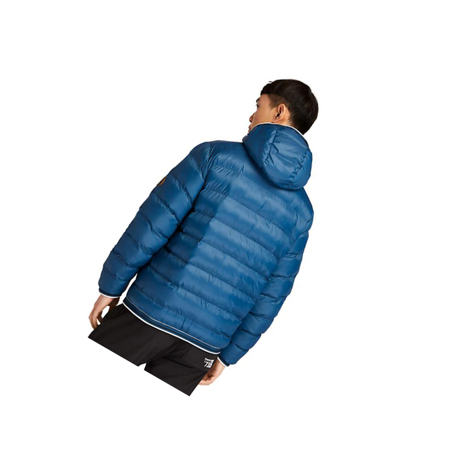 Timberland Garfield Κουκουλοφόρος Puffer μπουφαν ανδρικα μπλε | GR-CWF1384