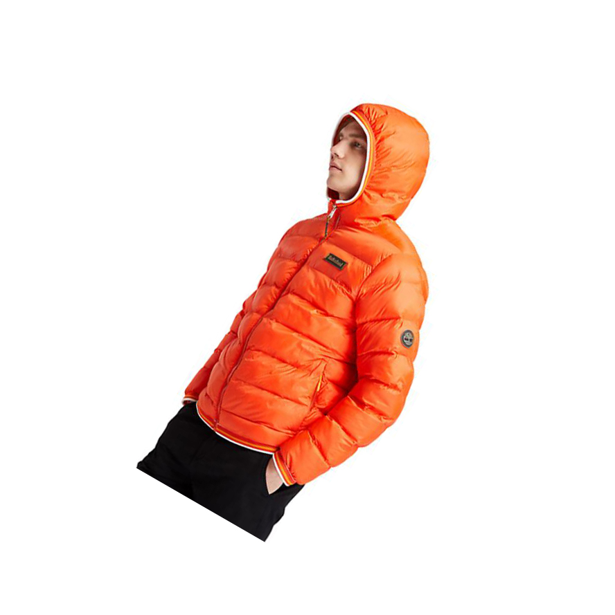 Timberland Garfield Κουκουλοφόρος Puffer μπουφαν ανδρικα πορτοκαλι | GR-UGS0671