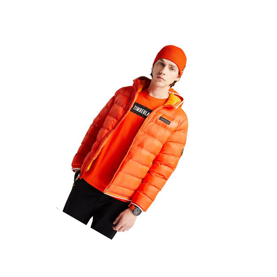 Timberland Garfield Κουκουλοφόρος Puffer μπουφαν ανδρικα πορτοκαλι | GR-UGS0671