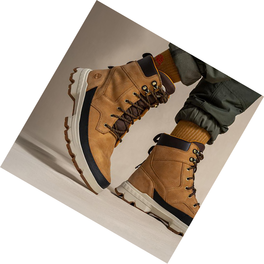 Timberland GreenStride™ TBL® πρωτοτυπεσ Ultra αδιαβροχα χειμωνιατικα μποτακια ανδρικα κίτρινα | GR-UYV9082