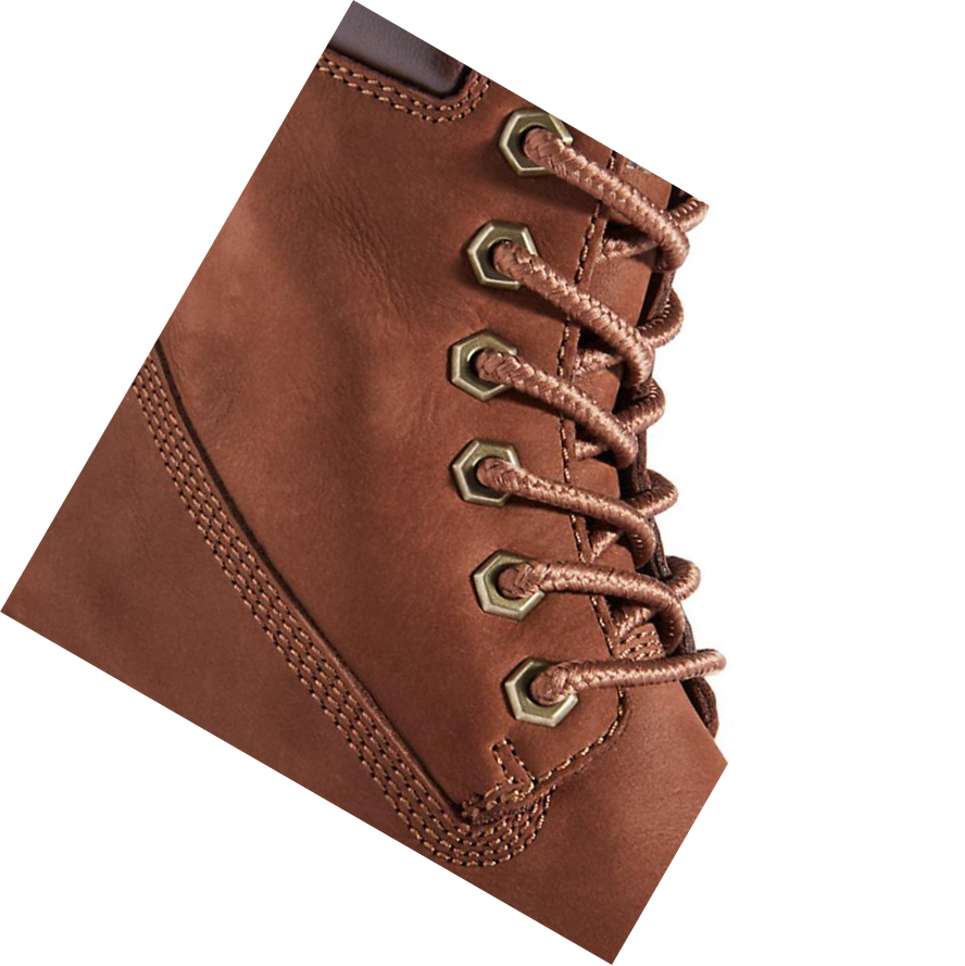 Timberland Hannover Hill Original 6-inch Boots γυναικεια σκούρο καφε | GR-XOV8167