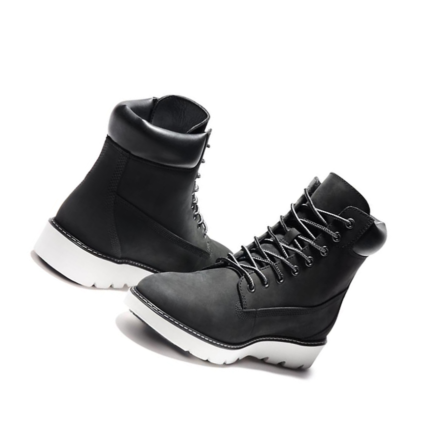 Timberland Keeley Field Original 6-inch Boots γυναικεια μαυρα | GR-MJQ0813