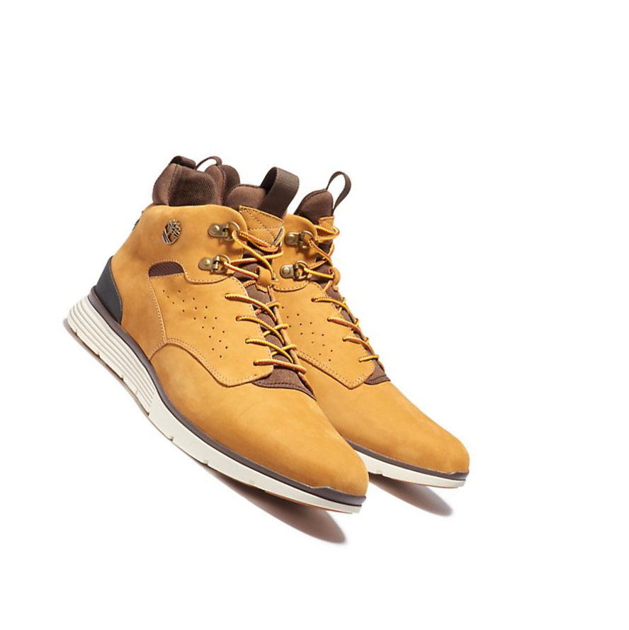 Timberland Killington Mid Hiker Μπότες Chukka ανδρικα κίτρινα | GR-POC7081