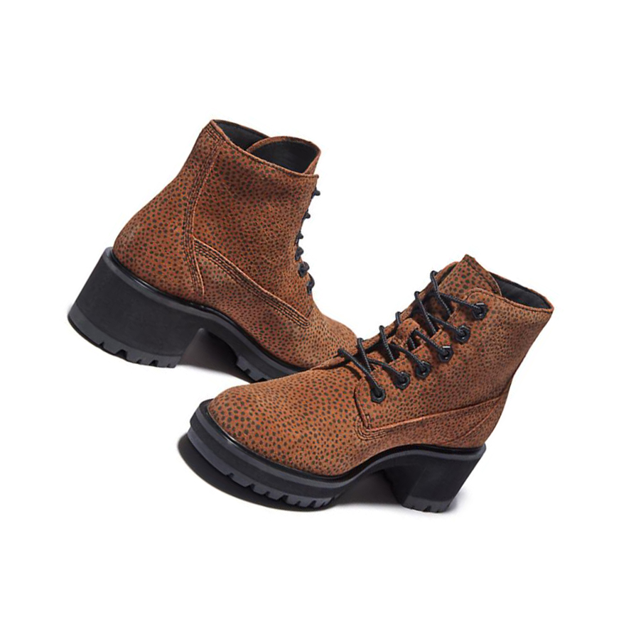 Timberland Kori Park 6 Inch δαντελα-Up χειμωνιατικα μποτακια γυναικεια καφε | GR-XSQ7354