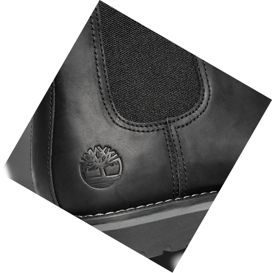 Timberland Larchmont Chelsea μποτεσ ανδρικα μαυρα | GR-EDP7623