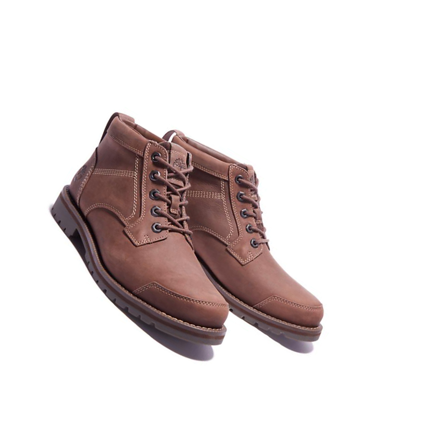 Timberland Larchmont II Mid Μπότες Chukka ανδρικα ανοιχτο καφε | GR-MYL1840