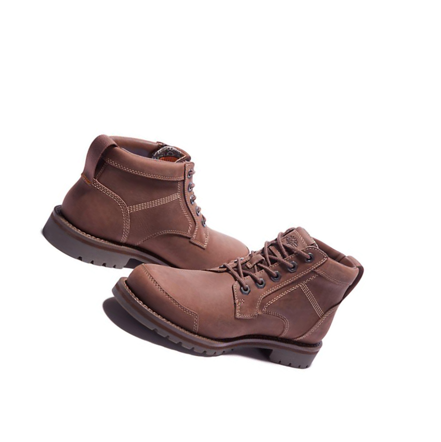 Timberland Larchmont II Mid Μπότες Chukka ανδρικα ανοιχτο καφε | GR-MYL1840