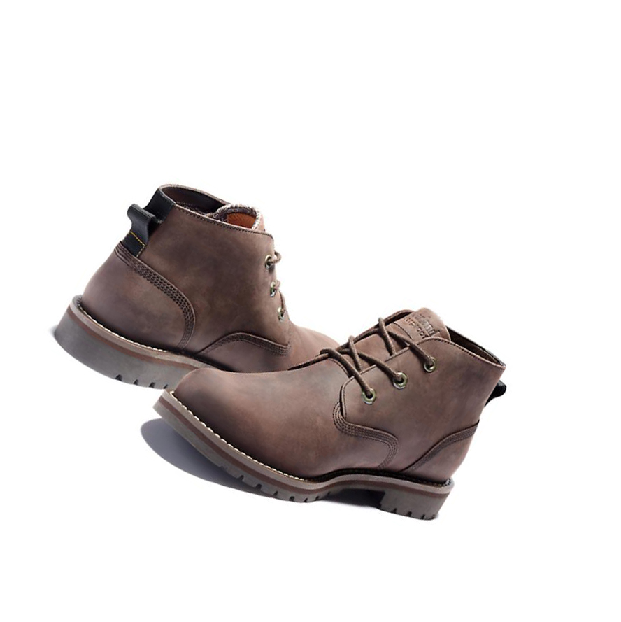 Timberland Larchmont II Μπότες Chukka ανδρικα σκούρο καφε | GR-KSB0279