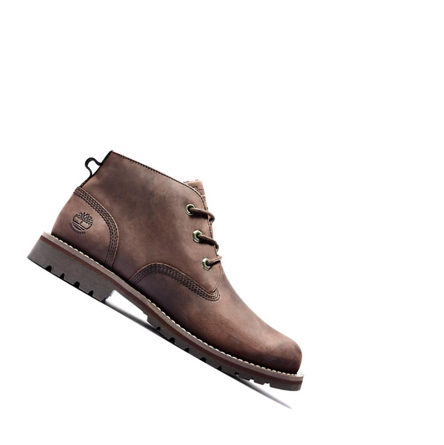 Timberland Larchmont II Μπότες Chukka ανδρικα σκούρο καφε | GR-KSB0279