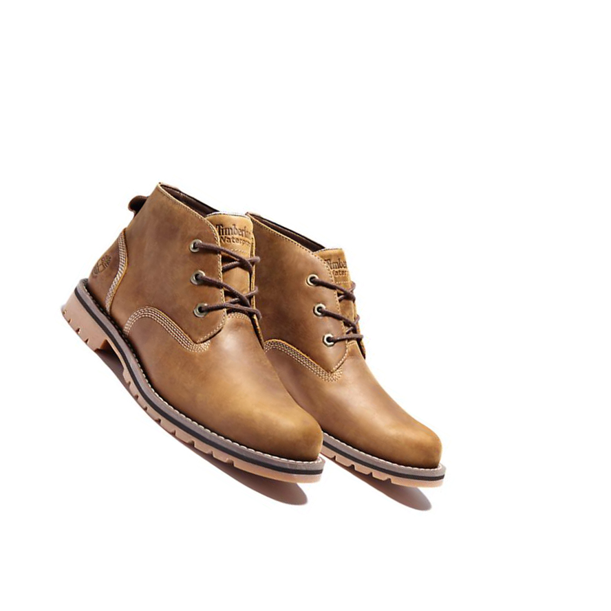 Timberland Larchmont II Μπότες Chukka ανδρικα ανοιχτο καφε | GR-LMY3594