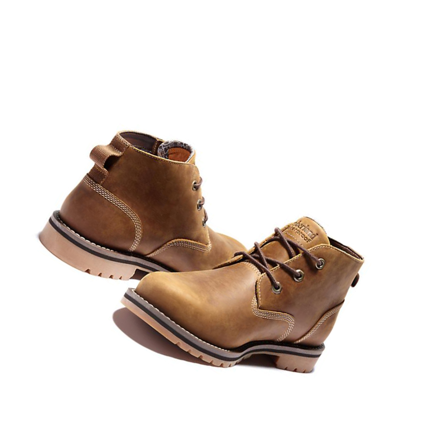 Timberland Larchmont II Μπότες Chukka ανδρικα ανοιχτο καφε | GR-LMY3594