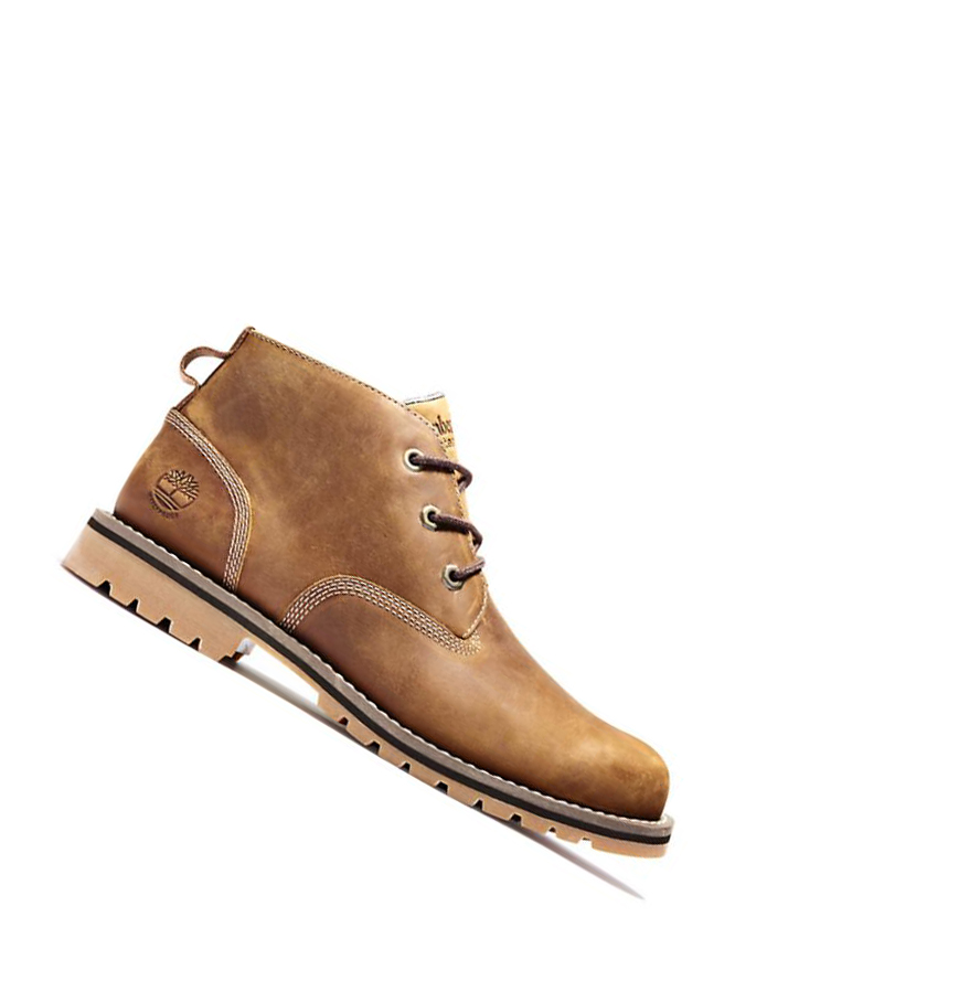 Timberland Larchmont II Μπότες Chukka ανδρικα ανοιχτο καφε | GR-LMY3594