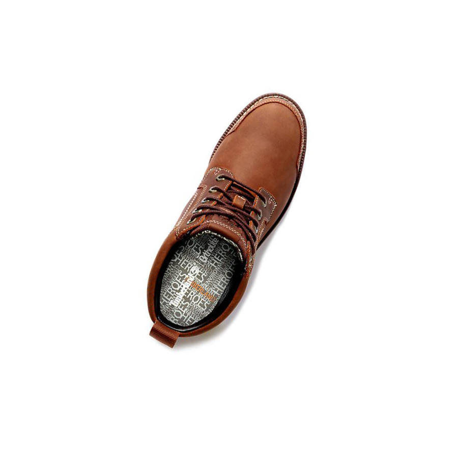 Timberland Larchmont II δερματινα Μπότες Chukka ανδρικα καφε | GR-VAL2769