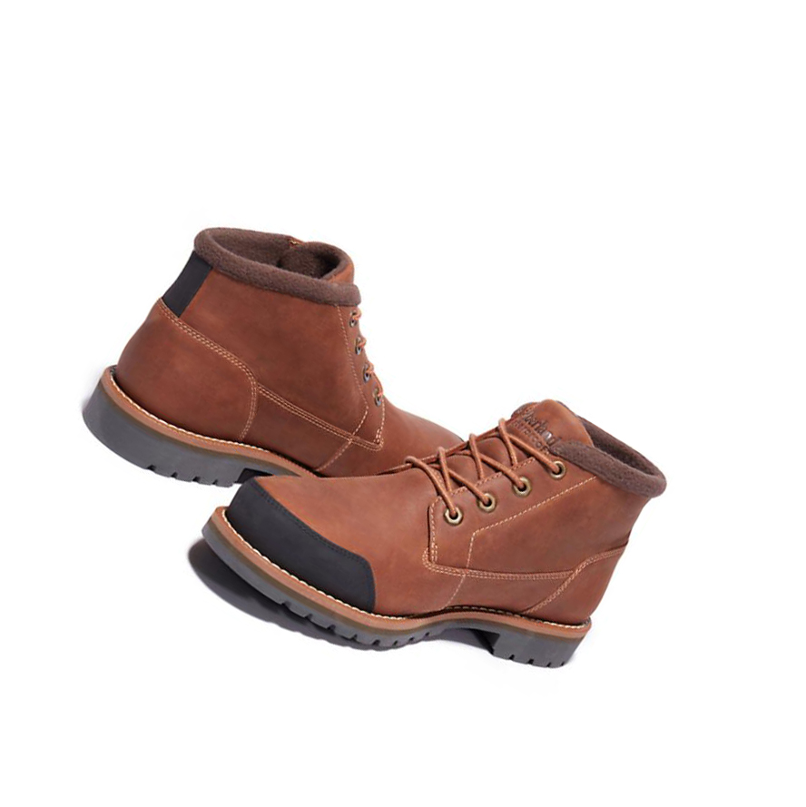 Timberland Larchmont επενδυση Μπότες Chukka ανδρικα καφε | GR-ROY0572