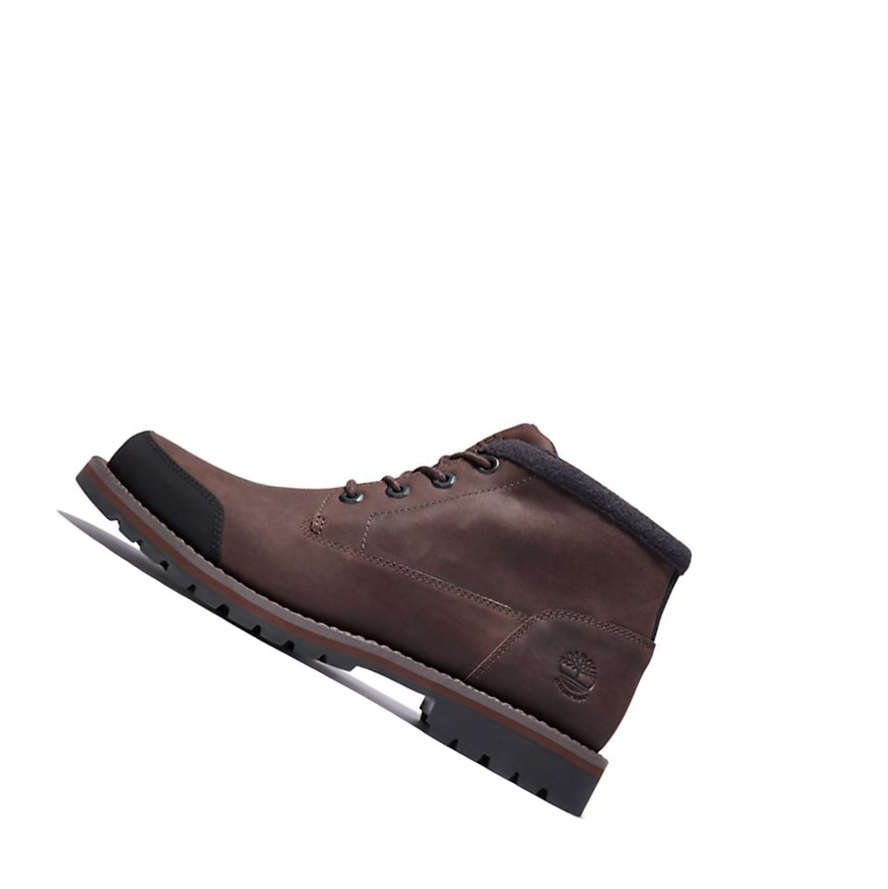 Timberland Larchmont επενδυση Μπότες Chukka ανδρικα σκούρο καφε | GR-UDW2693