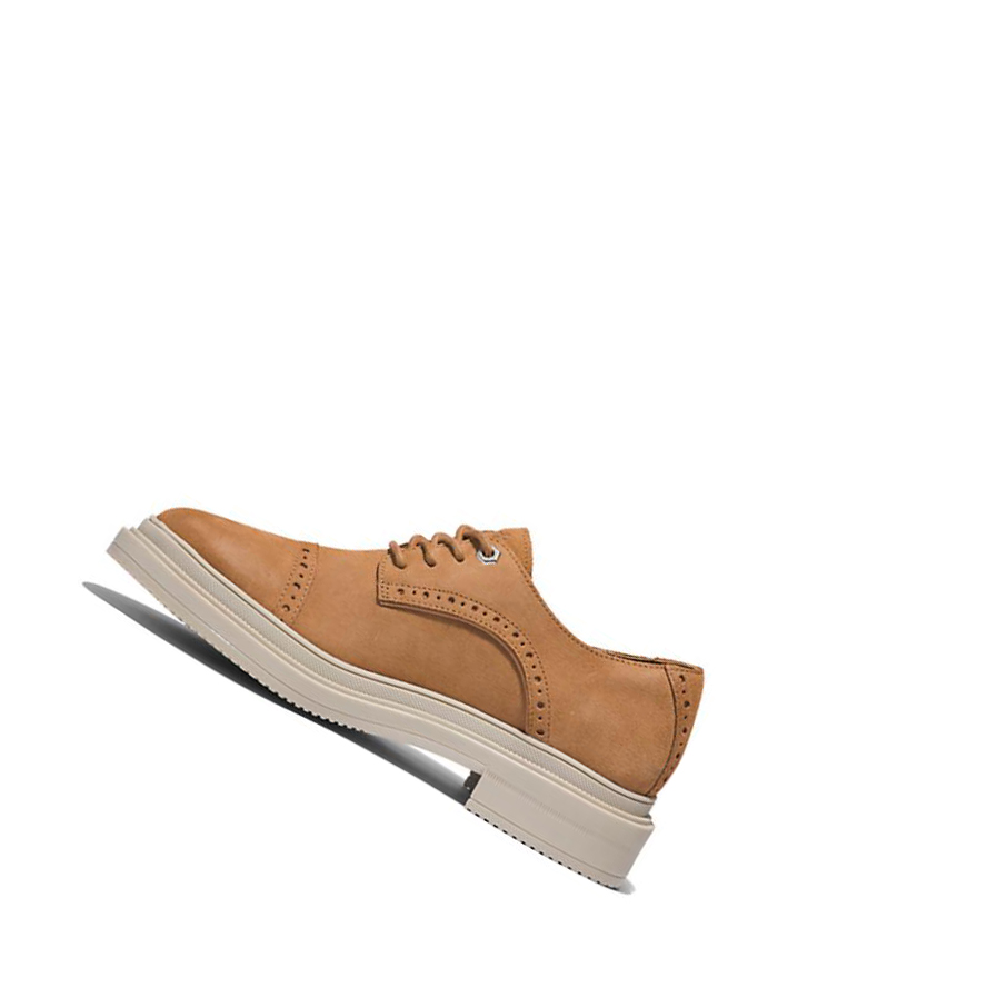 Timberland Lisbon Lane Brogue παπουτσια oxford γυναικεια Μπεζ | GR-SOG2064