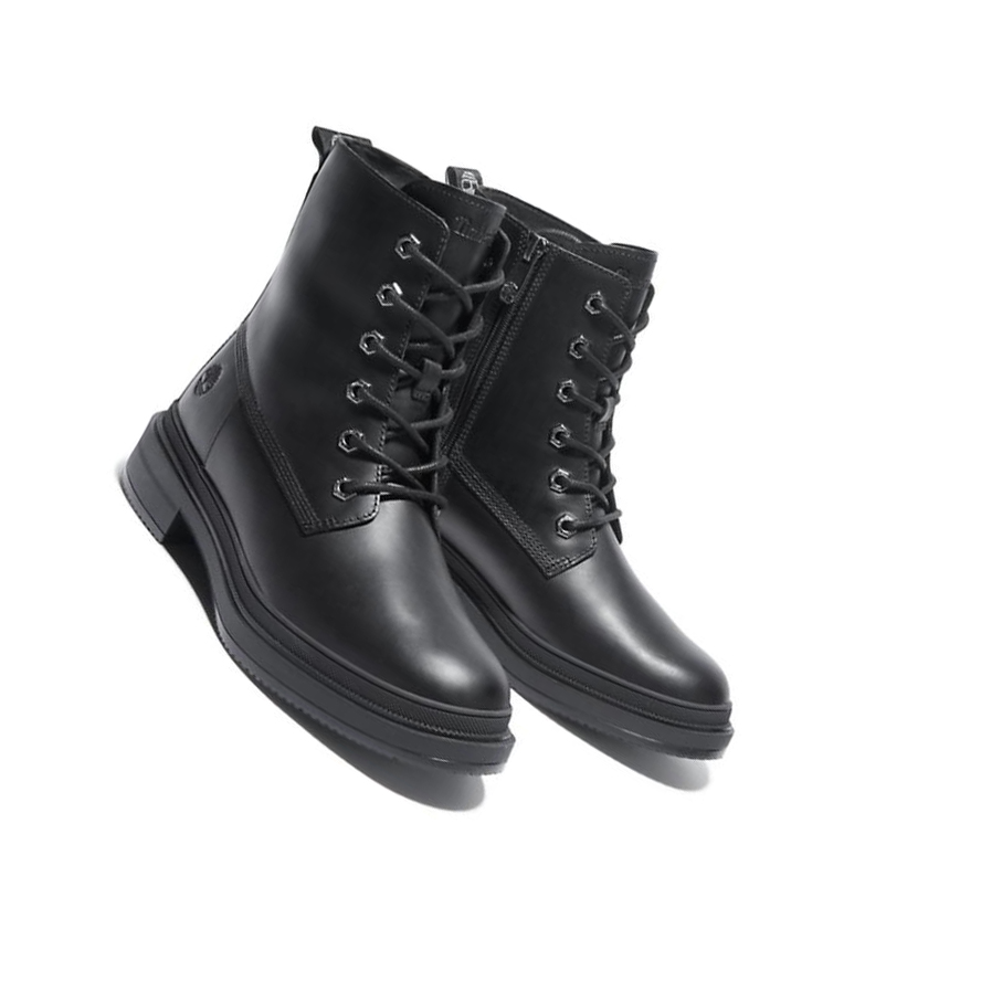 Timberland Lisbon Lane Χειμερινά Original 6-inch Boots γυναικεια μαυρα | GR-PDZ9732