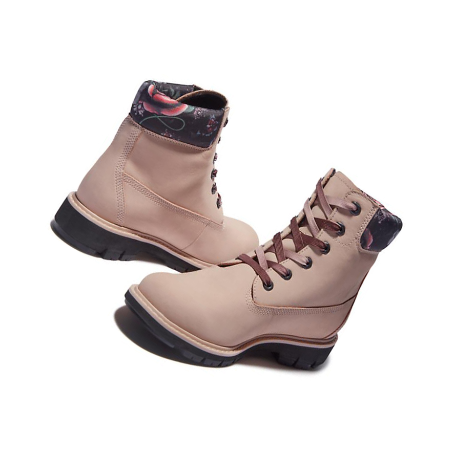 Timberland Lucia Way Original 6-inch Boots γυναικεια ανοιχτο ροζ | GR-FBQ2140