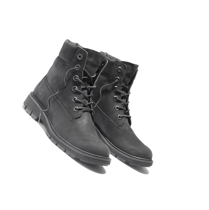 Timberland Lucia Way Original 6-inch Boots γυναικεια μαυρα | GR-PDK8217