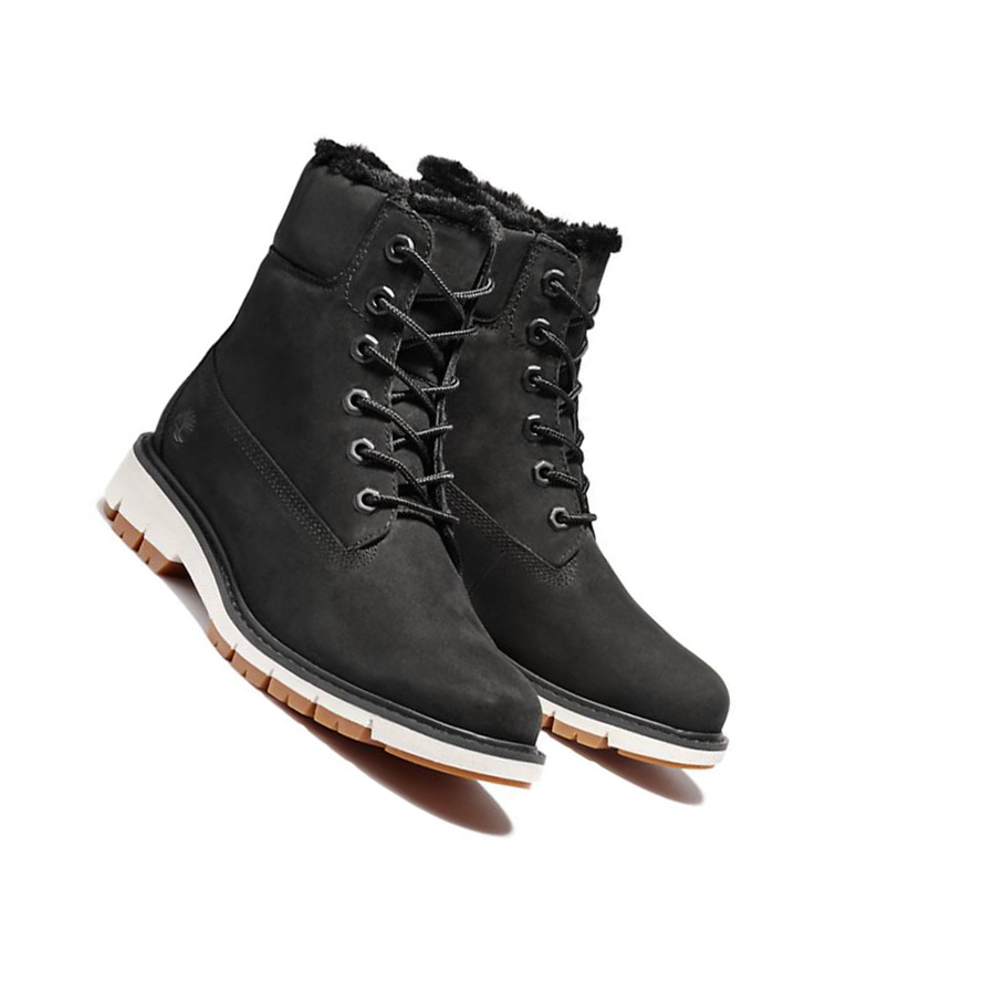 Timberland Lucia Way επενδυση Original 6-inch Boots γυναικεια μαυρα | GR-HPX4672