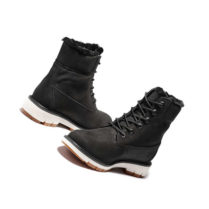 Timberland Lucia Way επενδυση Original 6-inch Boots γυναικεια μαυρα | GR-HPX4672