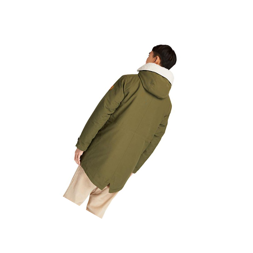 Timberland Mount Kelsey Fishtail Parka μπουφαν ανδρικα σκούρο πρασινο | GR-SJO0513