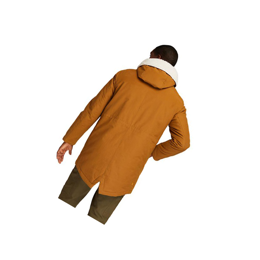 Timberland Mount Kelsey Fishtail Parka μπουφαν ανδρικα καφε | GR-TKO4561