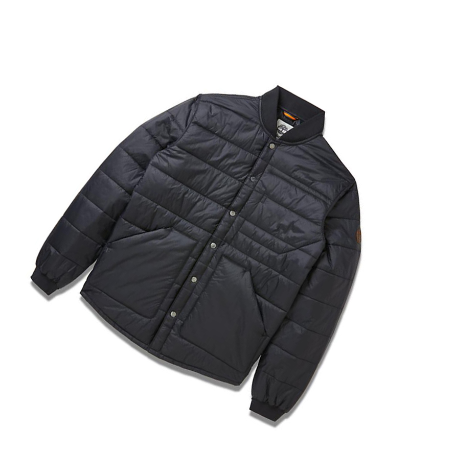 Timberland Mount Redington Bomber Quilted-Υβρίδιο μπουφαν ανδρικα μαυρα | GR-EQU9743