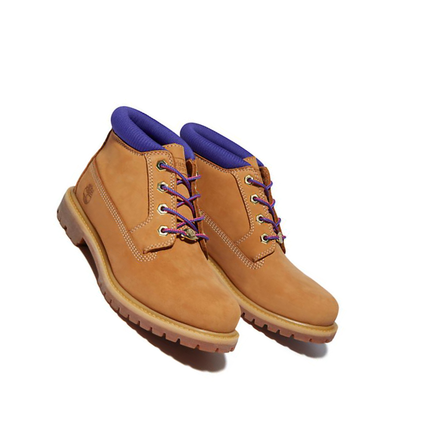 Timberland Nellie Chukka μποτακια γυναικεια κίτρινα μωβ | GR-VMW8643