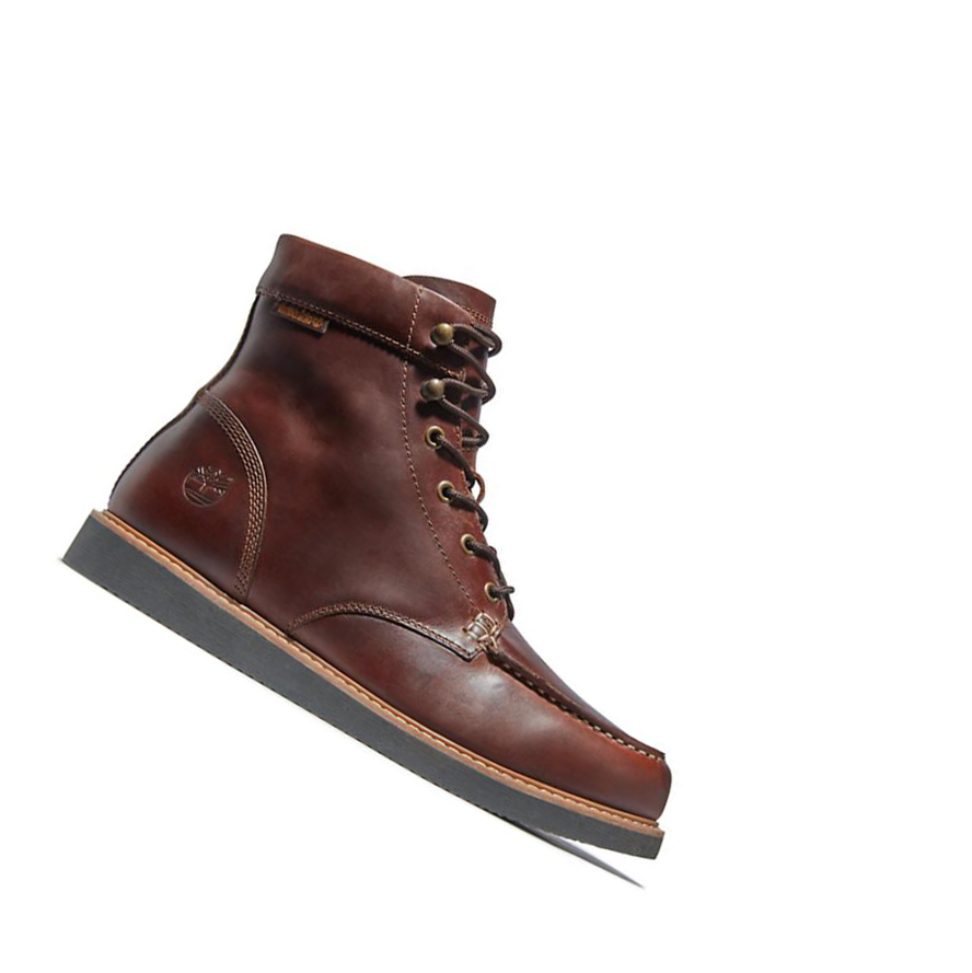 Timberland Newmarket II Moc-toe Original 6-inch Boots ανδρικα καφε | GR-NBQ4680