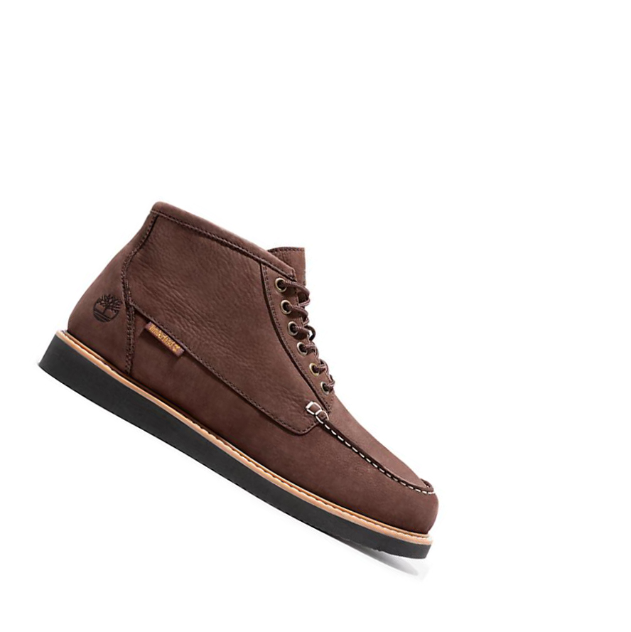 Timberland Newmarket II Moc-toe Μπότες Chukka ανδρικα καφε | GR-MRP9086