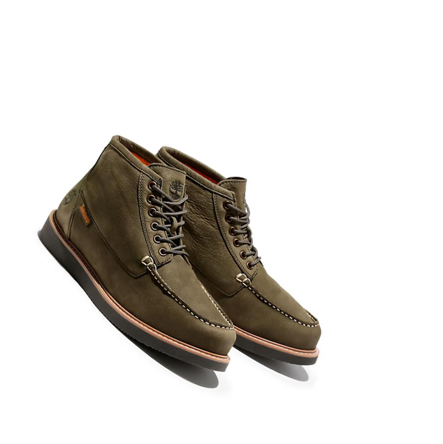 Timberland Newmarket II Moc-toe Μπότες Chukka ανδρικα σκούρο πρασινο | GR-OKD6705