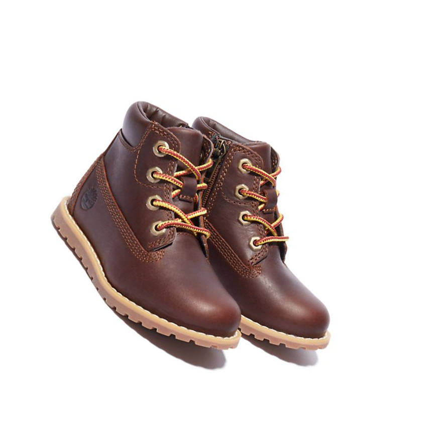 Timberland Pokey Pine Original 6-inch Boots παιδικα καφε | GR-LCK1358