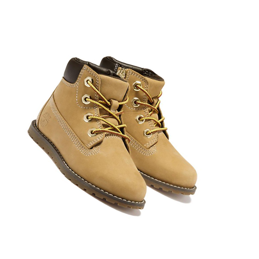 Timberland Pokey Pine Original 6-inch Boots παιδικα κίτρινα | GR-MRT2341