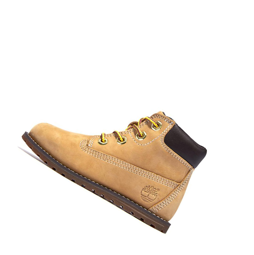 Timberland Pokey Pine Original 6-inch Boots παιδικα κίτρινα | GR-MRT2341