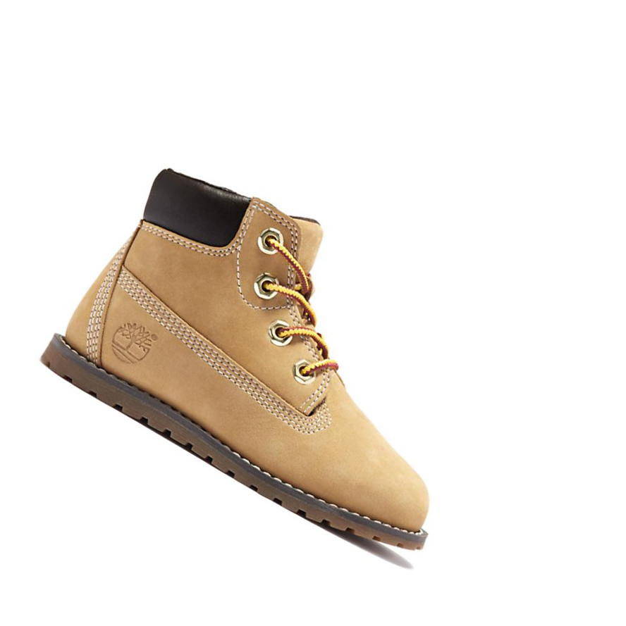 Timberland Pokey Pine Original 6-inch Boots παιδικα κίτρινα | GR-MRT2341