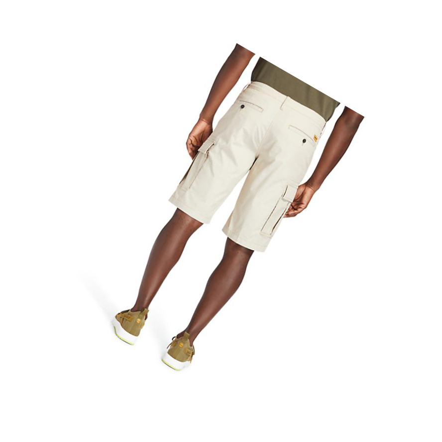 Timberland Poplin Cargo Shorts παντελονι ανδρικα Μπεζ | GR-THN6143