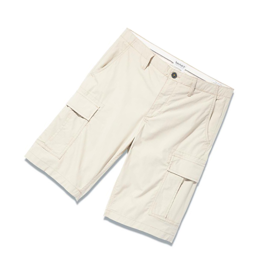 Timberland Poplin Cargo Shorts παντελονι ανδρικα Μπεζ | GR-THN6143