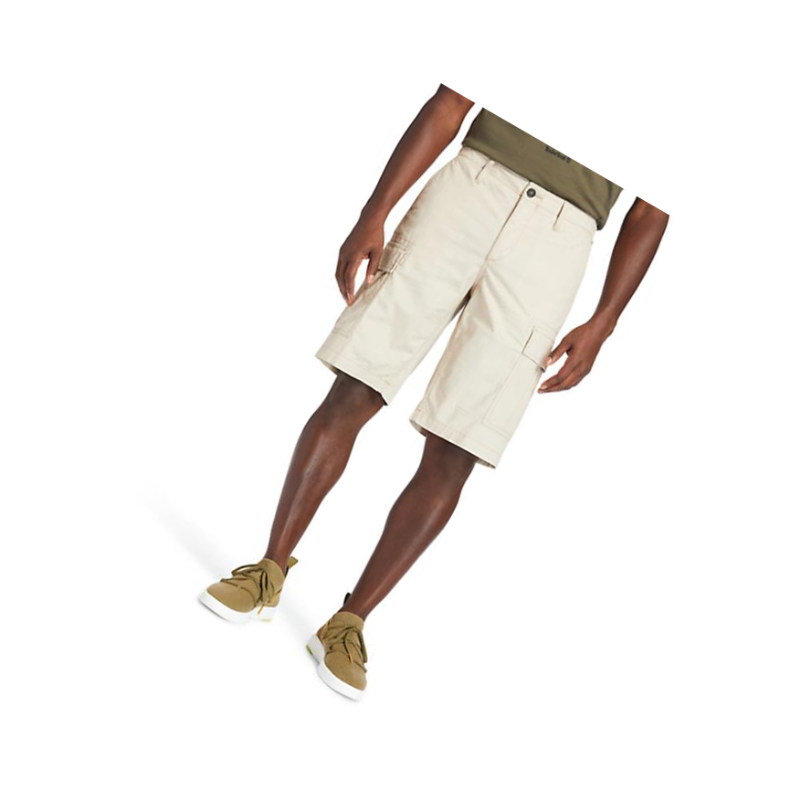 Timberland Poplin Cargo Shorts παντελονι ανδρικα Μπεζ | GR-THN6143