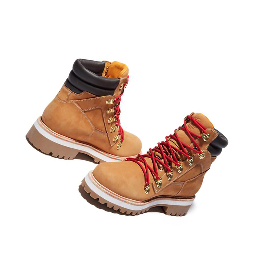 Timberland Premium Luxe Original 6-inch Boots ανδρικα κίτρινα | GR-CAY1745