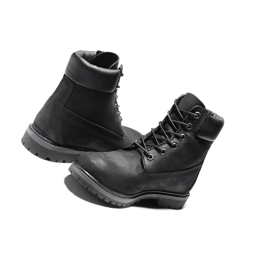 Timberland Premium Original 6-inch Boots γυναικεια μαυρα | GR-AGZ1328