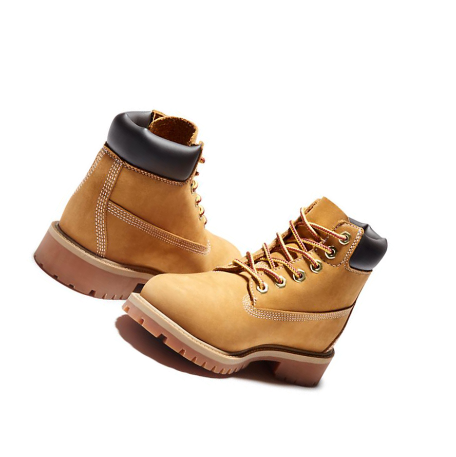 Timberland Premium Original 6-inch Boots παιδικα κίτρινα | GR-BCE7156