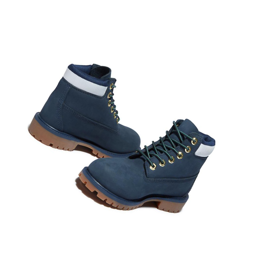 Timberland Premium Original 6-inch Boots παιδικα σκουρο μπλε | GR-BEF1749