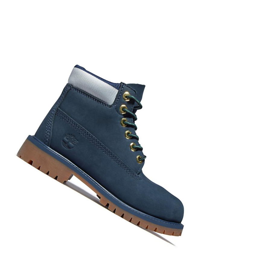 Timberland Premium Original 6-inch Boots παιδικα σκουρο μπλε | GR-BEF1749